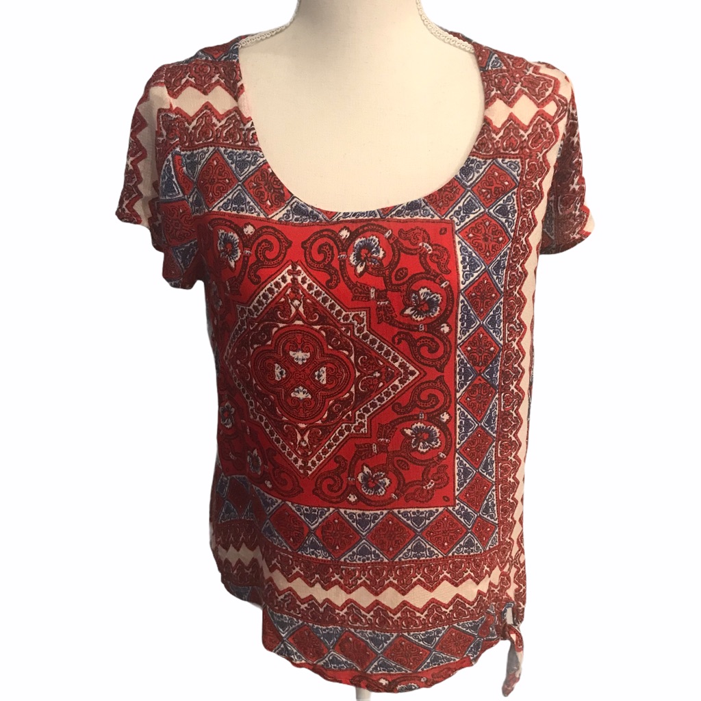 Lucky Brand Red Top